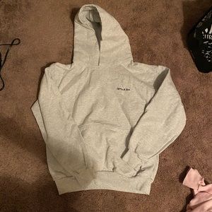 Light grey SPORTY AND RICH hoodie - rare unisex